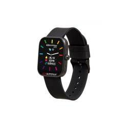 Orologio Smartwatch Unisex Superga Uniko SWT-STC001 Cinturino Silicone Nero 42mm