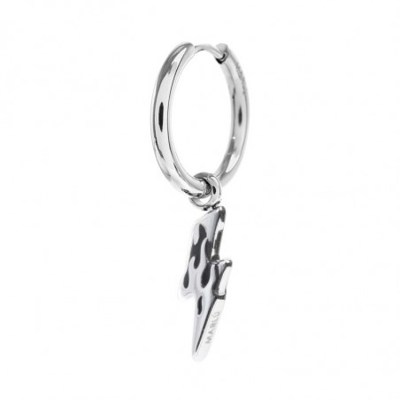 Mono Orecchino unisex Marlù 33OR0043 a cerchio con fulmine pendente