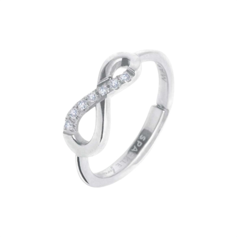 Anello Donna Maruù 31an0015w-m Sparkles Infinito Acciaio Silver