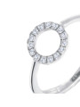 Anello Donna Marlù' Sparkles 31an0016w-m Acciaio Silver Zirconi