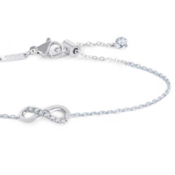 Bracciale Donna Marlù Sparkles 31br0017-w Acciaio Zirconi Infinito