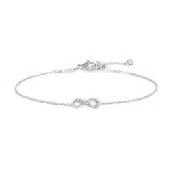 Bracciale Donna Marlù Sparkles 31br0017-w Acciaio Zirconi Infinito