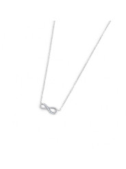 Collana Donna Marlù in Acciaio con infinito e zirconi 31CN0008-W