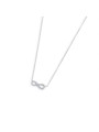Collana Donna Marlù in Acciaio con infinito e zirconi 31CN0008-W