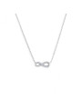 Collana Donna Marlù in Acciaio con infinito e zirconi 31CN0008-W
