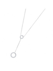 copy of copy of Collana Donna Marlù in Acciaio con infinito e zirconi 31CN0008-W