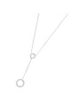 copy of copy of Collana Donna Marlù in Acciaio con infinito e zirconi 31CN0008-W