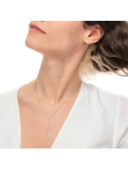 copy of copy of Collana Donna Marlù in Acciaio con infinito e zirconi 31CN0008-W