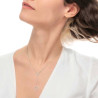 copy of copy of Collana Donna Marlù in Acciaio con infinito e zirconi 31CN0008-W