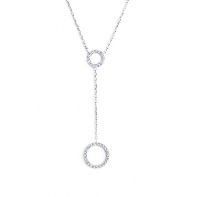 copy of copy of Collana Donna Marlù in Acciaio con infinito e zirconi 31CN0008-W