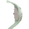 Orologio Cronografo Donna Kappa KW-043 Cinturino in Silicone Verde Cassa 45mm