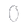 copy of Monorecchino Donna Marlù in acciaio a cerchio 28,50mm con zirconi 31OR0027-W