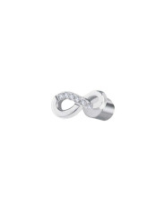 copy of copy of Monorecchino Donna Marlù in acciaio a cerchio 28,50mm con zirconi 31OR0027-W