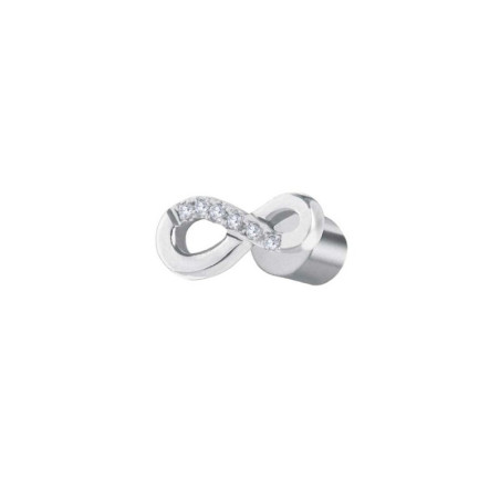 copy of copy of Monorecchino Donna Marlù in acciaio a cerchio 28,50mm con zirconi 31OR0027-W