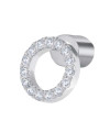 copy of copy of copy of Monorecchino Donna Marlù in acciaio a cerchio 28,50mm con zirconi 31OR0027-W