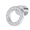 copy of copy of copy of Monorecchino Donna Marlù in acciaio a cerchio 28,50mm con zirconi 31OR0027-W