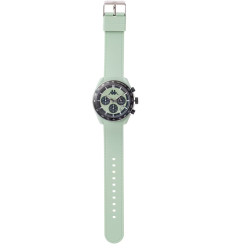 Orologio Cronografo Donna Kappa KW-043 Cinturino in Silicone Verde Cassa 45mm