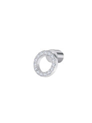 copy of copy of copy of Monorecchino Donna Marlù in acciaio a cerchio 28,50mm con zirconi 31OR0027-W