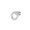 copy of copy of copy of Monorecchino Donna Marlù in acciaio a cerchio 28,50mm con zirconi 31OR0027-W