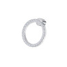 copy of copy of copy of copy of Monorecchino Donna Marlù in acciaio a cerchio 28,50mm con zirconi 31OR0027-W