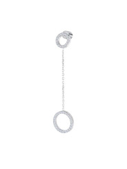 copy of copy of copy of copy of copy of Monorecchino Donna Marlù in acciaio a cerchio 28,50mm con zirconi 31OR0027-W
