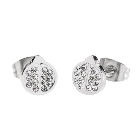 Orecchini Donna Marlù 18OR026 Coccinella con strass