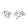 Orecchini Donna Marlù 18OR027 a lobo cuore con cristalli