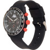 Orologio Cronografo Unisex Kappa KW-049 Cinturino in Silicone Nero Cassa 45mm