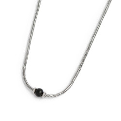 copy of Collana Uomo Marlù catena snake in acciaio e occhio di tigre 13CO0153-M