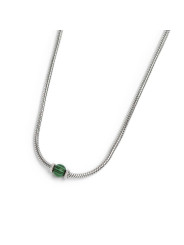 copy of copy of copy of Collana Uomo Marlù catena snake in acciaio e occhio di tigre 13CO0153-M