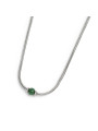 copy of copy of copy of Collana Uomo Marlù catena snake in acciaio e occhio di tigre 13CO0153-M