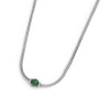 copy of copy of copy of Collana Uomo Marlù catena snake in acciaio e occhio di tigre 13CO0153-M
