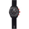Orologio Cronografo Unisex Kappa KW-049 Cinturino in Silicone Nero Cassa 45mm