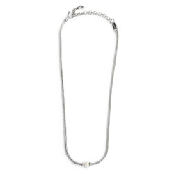 copy of copy of copy of copy of Collana Uomo Marlù catena snake in acciaio e occhio di tigre 13CO0153-M