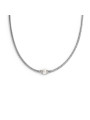 copy of copy of copy of copy of Collana Uomo Marlù catena snake in acciaio e occhio di tigre 13CO0153-M