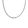 Collana Uomo Marlù 13CO0153-W catena snake con sfera centrale Bianca