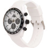 Orologio Cronografo Unisex Kappa KW-035 Cinturino in Silicone Bianco Cassa 45mm