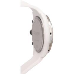 Orologio Cronografo Unisex Kappa KW-035 Cinturino in Silicone Bianco Cassa 45mm