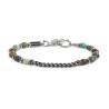 copy of copy of copy of copy of copy of copy of copy of Collana Uomo Marlù catena snake in acciaio e occhio di tigre 13CO0153-M