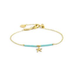 Bracciale Unisex Marlù stella marina e myuki 18BR189G-T