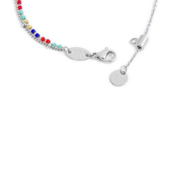 copy of copy of copy of Bracciale Donna Maralù Tennis 31BR0007G-W Sparkles Colorful in Acciaio Pvd Oro