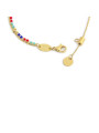 Bracciale Unisex Marlù 18BR191-T catena grumetta e myuki turchese