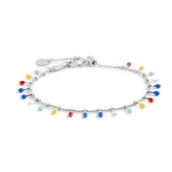 copy of copy of copy of copy of copy of copy of Bracciale Donna Maralù Tennis 31BR0007G-W Sparkles Colorful in Acciaio Pvd Oro