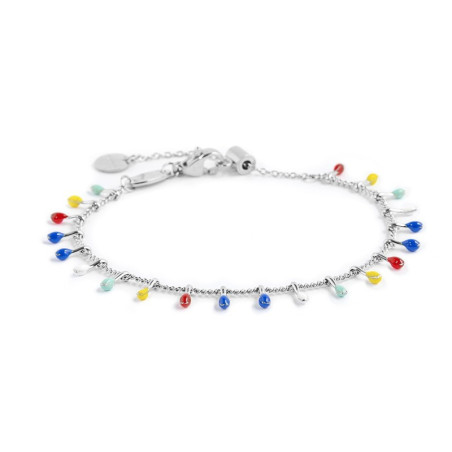 copy of copy of copy of copy of copy of copy of Bracciale Donna Maralù Tennis 31BR0007G-W Sparkles Colorful in Acciaio Pvd Oro