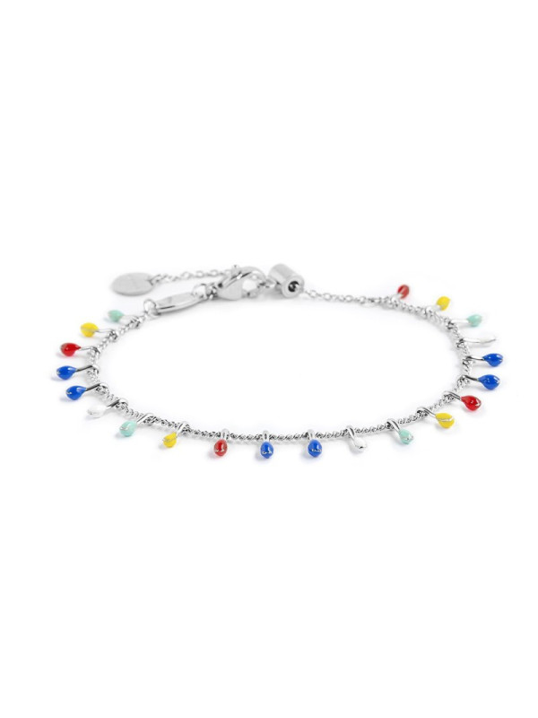 copy of copy of copy of copy of copy of copy of Bracciale Donna Maralù Tennis 31BR0007G-W Sparkles Colorful in Acciaio Pvd Oro