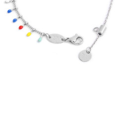 copy of copy of copy of copy of copy of copy of Bracciale Donna Maralù Tennis 31BR0007G-W Sparkles Colorful in Acciaio Pvd Oro