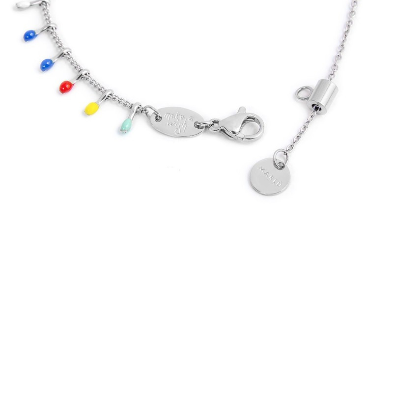 copy of copy of copy of copy of copy of copy of Bracciale Donna Maralù Tennis 31BR0007G-W Sparkles Colorful in Acciaio Pvd Oro