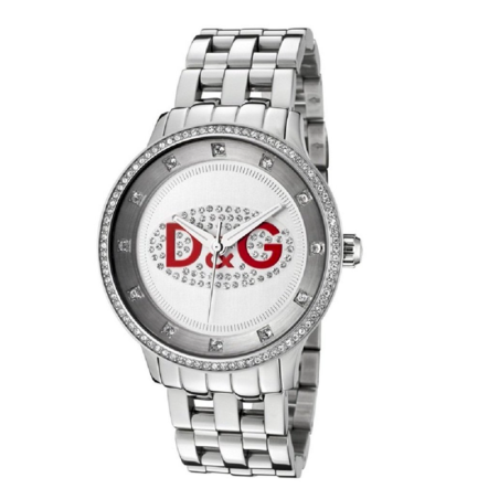 Orologio Solo Tempo Donna D&G Prime Time DW0144 in Acciaio Silver Cassa 40 mm