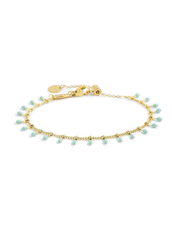 Bracciale Unisex Marlù 18BR192G-T con pendenti smaltati