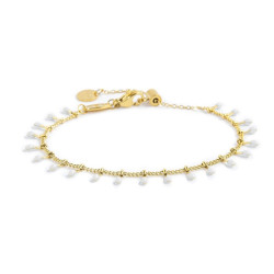 Bracciale Unisex Marlù 18BR192G-W con pendenti smaltati